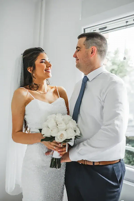 Mladenci na jezeru Oblačina - svadbena fotografija