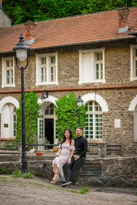 Par na zidiću - Vučije, svadbena sesija